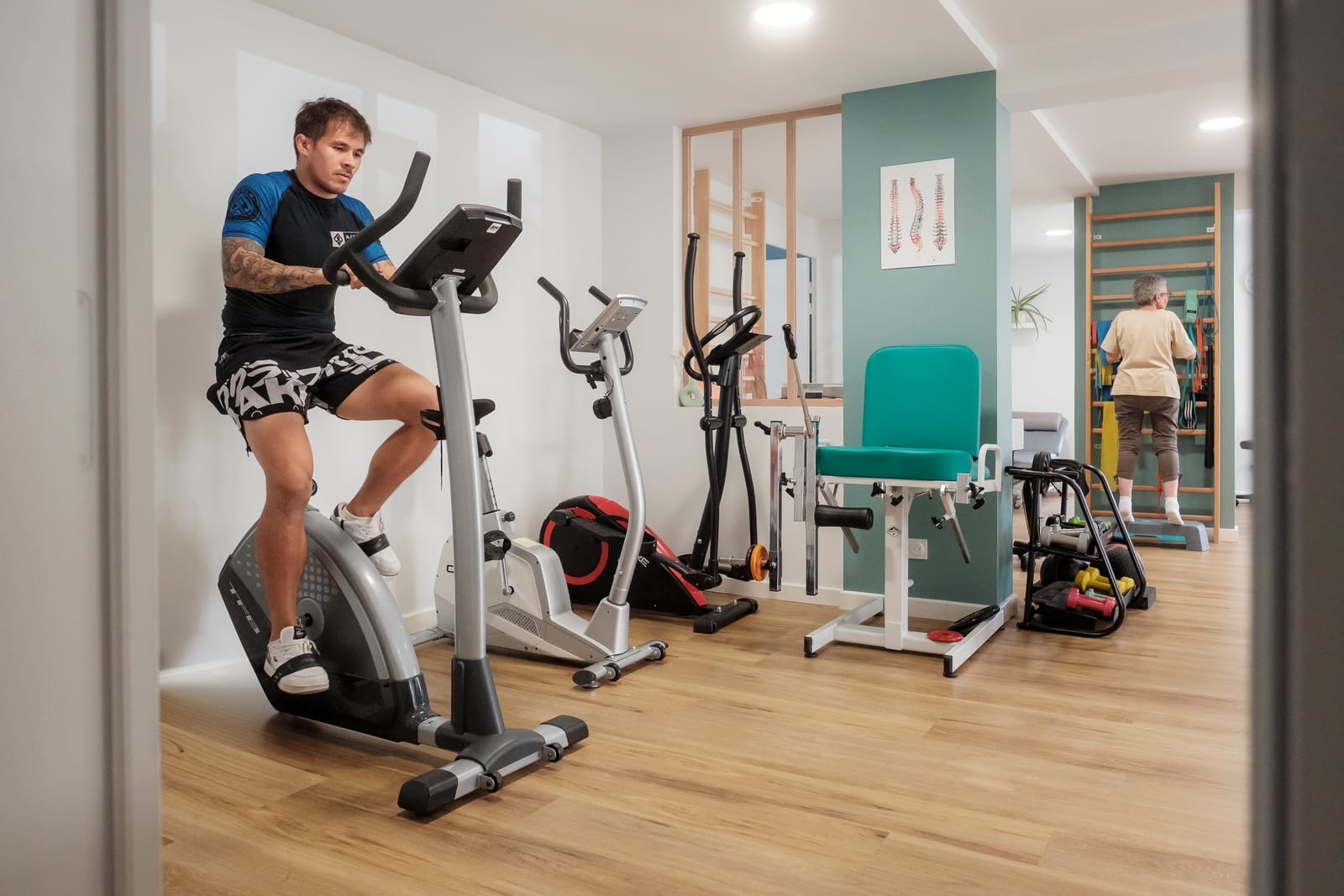 Reprise du sport sur vélo, en salle