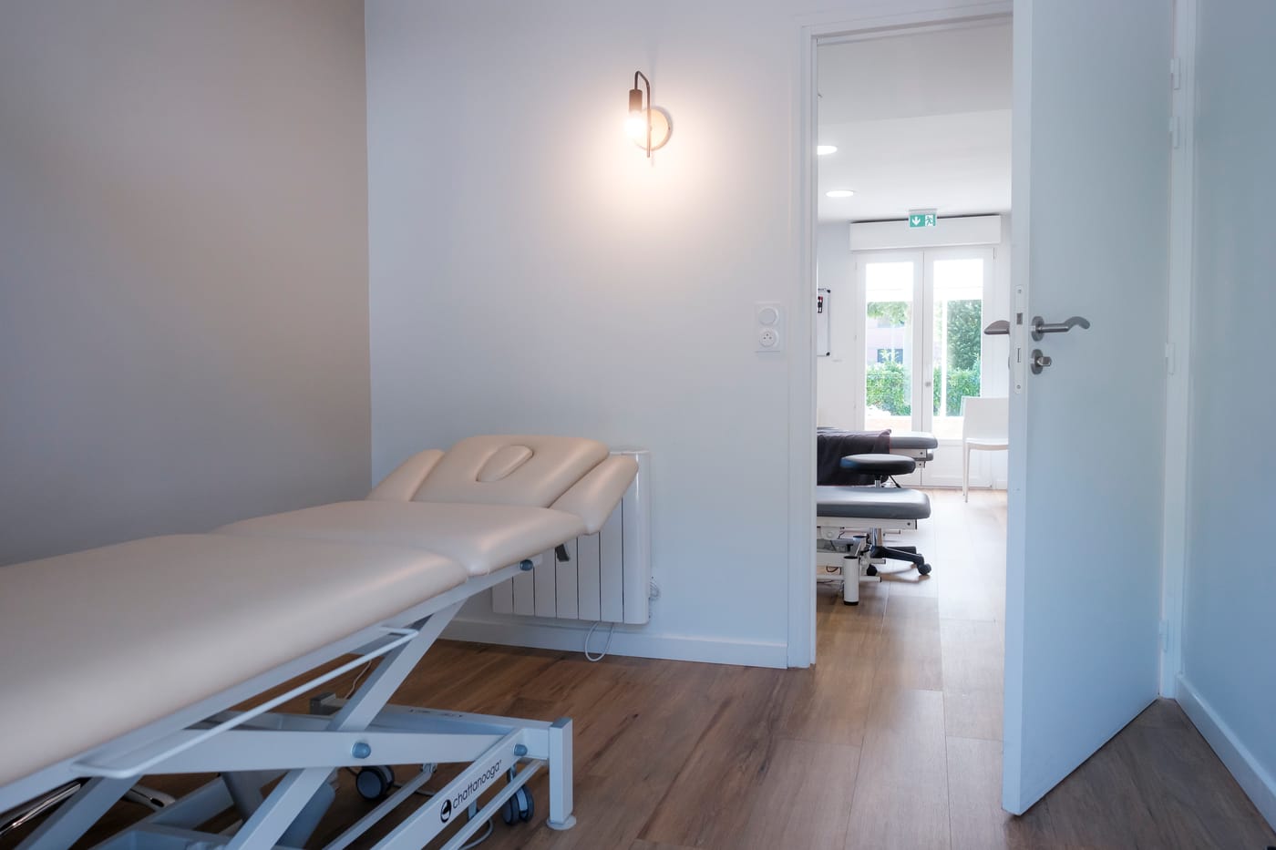 Une cabine de soin individuelle